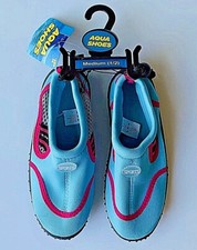Kids Aqua Shoes UNISEX M 1-2  Turquoise/Magenta New with Tags