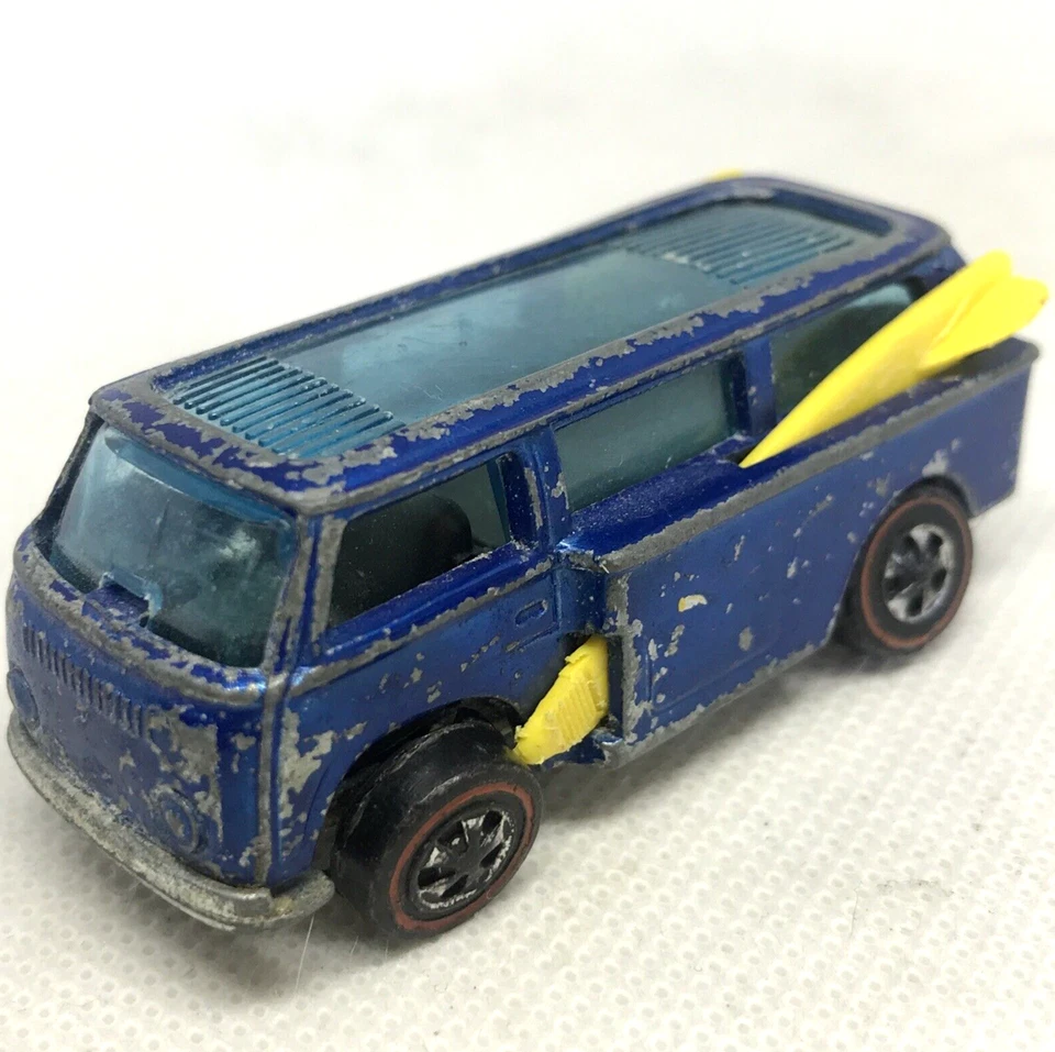 Hot Wheels Redline Volkswagen пляжная бомба VW 1969 синий сделано в Гонконге - Изображение 2 из 4