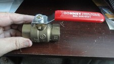 1" BRASS Ball Valve NPT Female Threaded Full Port 600 WOG WATER, OIL, GAS DONNEY