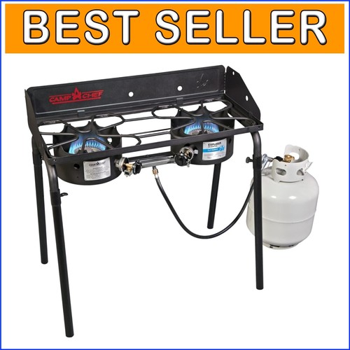 Versatile Explorer Outdoor Stove - 30,000 BTU Burners for All Cooking Needs