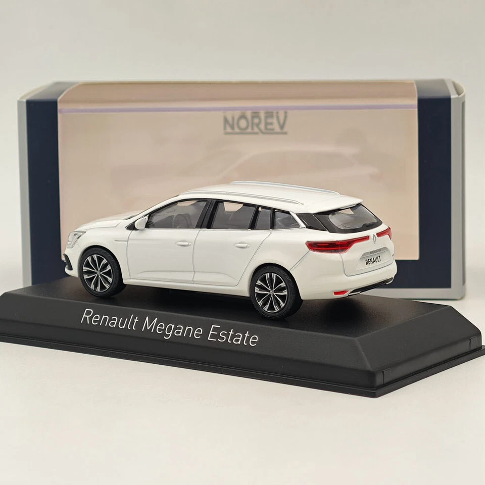 1/43 Norev Renault Megane Estate 2020 Diecast Model Car Limited Collection White - Image 3 of 4