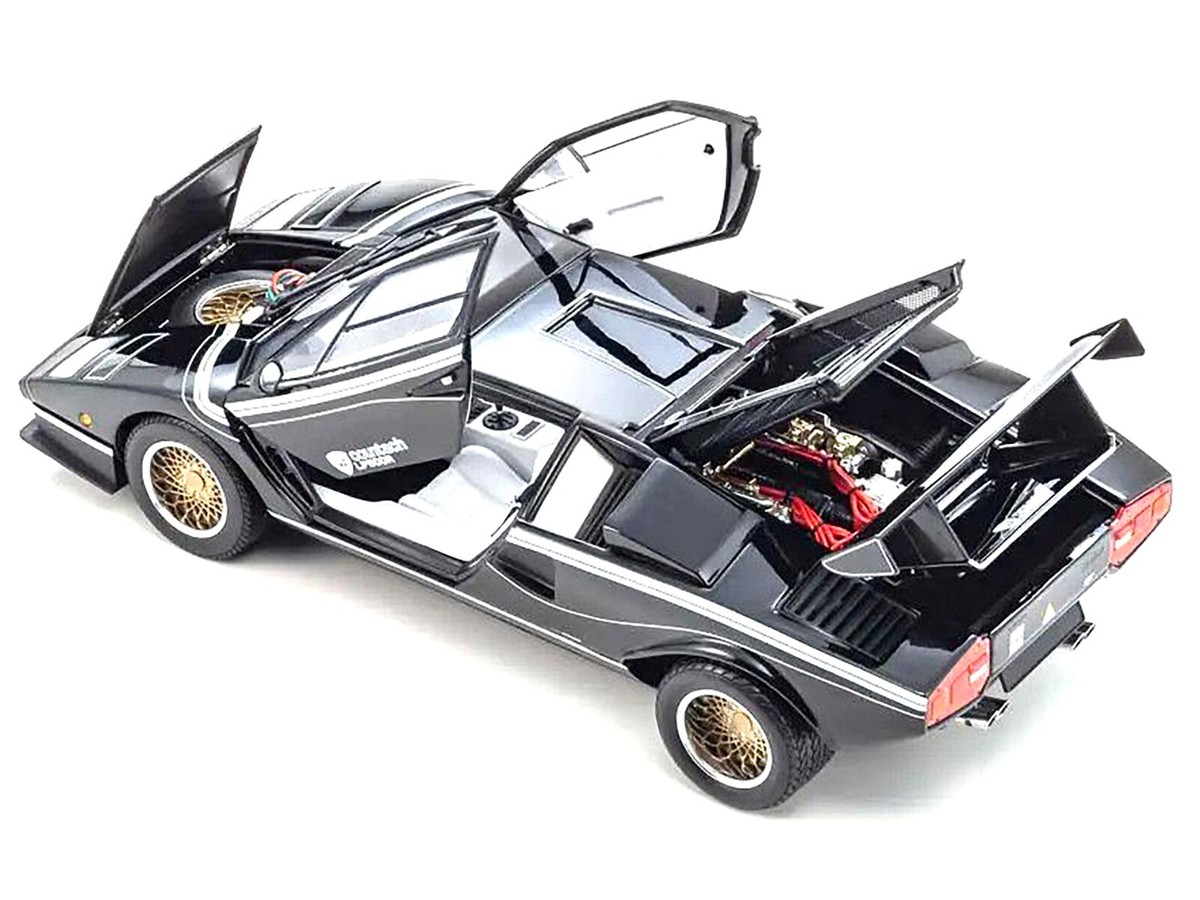 自動車 Kyosho Lamborghini Countach LP500 1:18 Lamborghini Countach LP500 Quattrovalvole Yellow KYOSHO 1/18