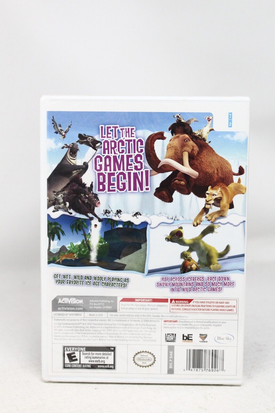 Nintendo Ice Age: Continental Drift - Arctic Games Games