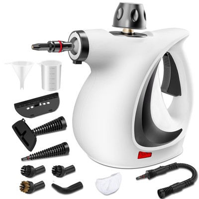 Handheld Steam Cleaner Portable Steamer with Large Capacity 11-Piece Accessory