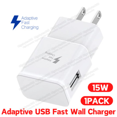 Adaptive Fast Charging USB Wall Charger Power Adapter For Samsung S9 Android LG