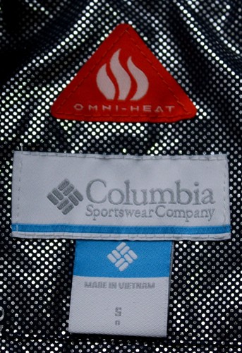 Columbia Kid's Solid Sleeveless Full-Zip Omni-Heat Puffer Vest WR4 Blue Small - Picture 4 of 6