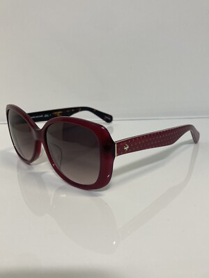 NIB Kate Spade Amberlyn/F/S Crystal Burgundy Round Plastic  display picture 2