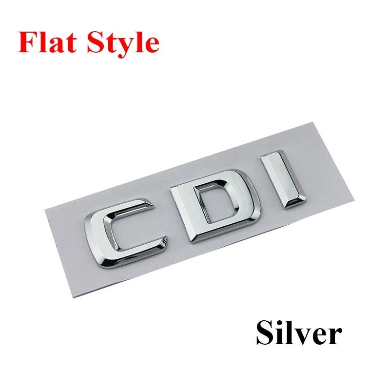 Adhesivo CDI para Mercedes Benz E260 E200 C200 con letras ABS para maletero trasero Foto 4 de 4