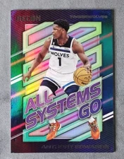 2022-23 Panini Recon “All Systems Go” Anthony Edwards #6 Holo