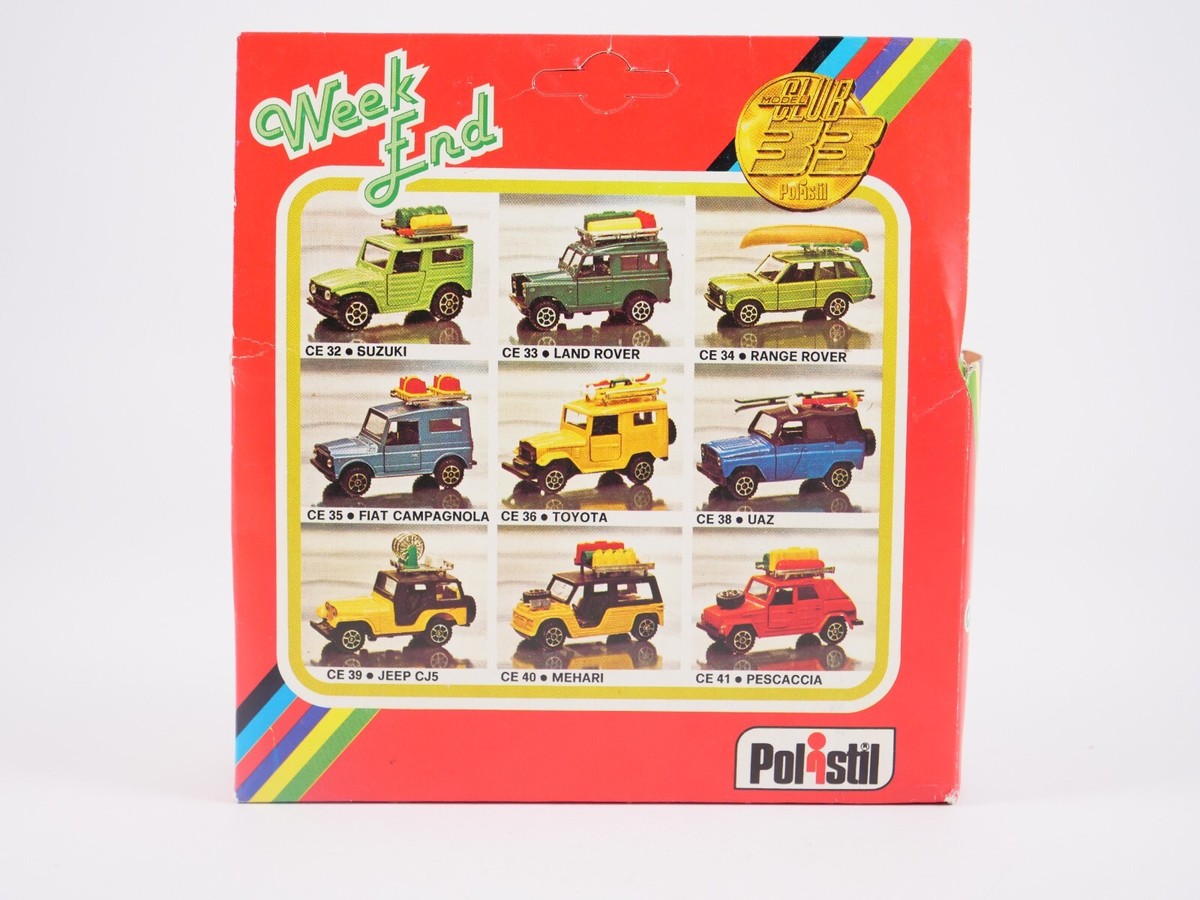 Polistil Week-end N°CE 41 – Volkswagen Pescaccia 1/43, Italie, Métal, En Boîte