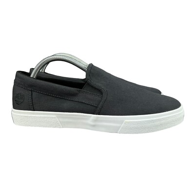 【Timberland】Union Wharf EK+ Oxford Black★TB0A42RB0151 Timberland Union Wharf 2.0 EK+ Black Canvas Slip On Shoes