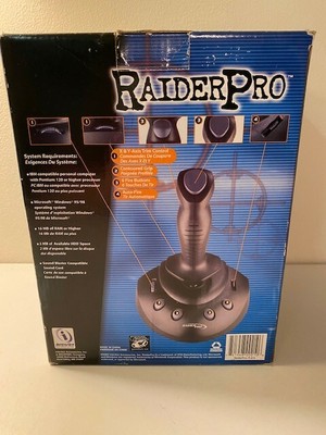 Vintage Interact P210 Raider Pro Analog Joystick for Windows 95 98 PC Gameport