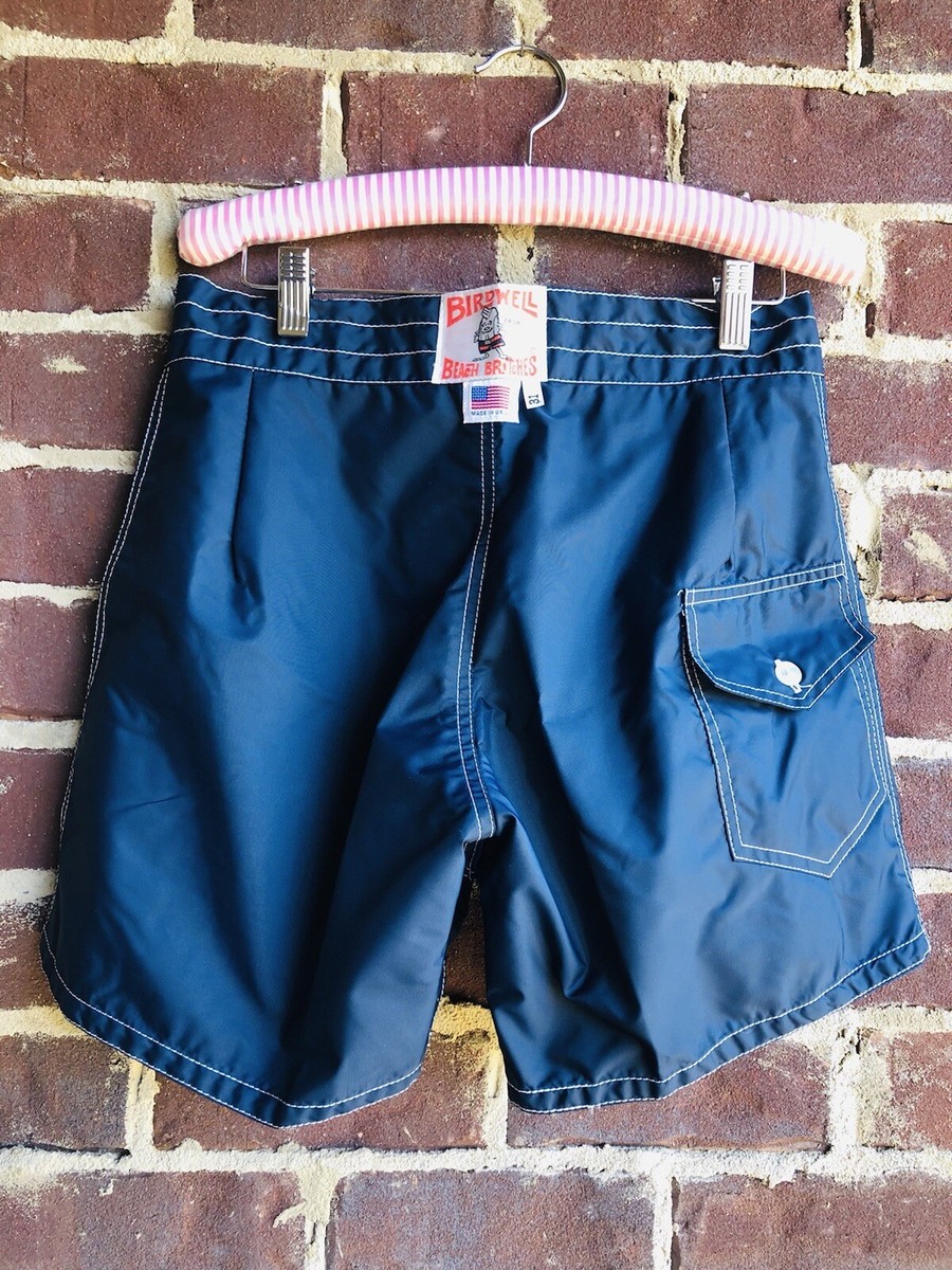 BIRDWELL Sea Trunks ネイビー 31 BIRDWELL Beach Britches Size 31 Mens Navy Blue Nylon Swim