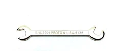 5/16" x 9/32" PROTO Open End Wrench - J3221