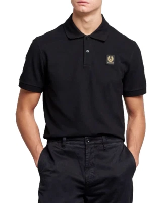 Belstaff Polohemd Poloshirt Baumwollpiqué Retro Phoenix Badge Hemd T-Shirt XL - Bild 1 von 4