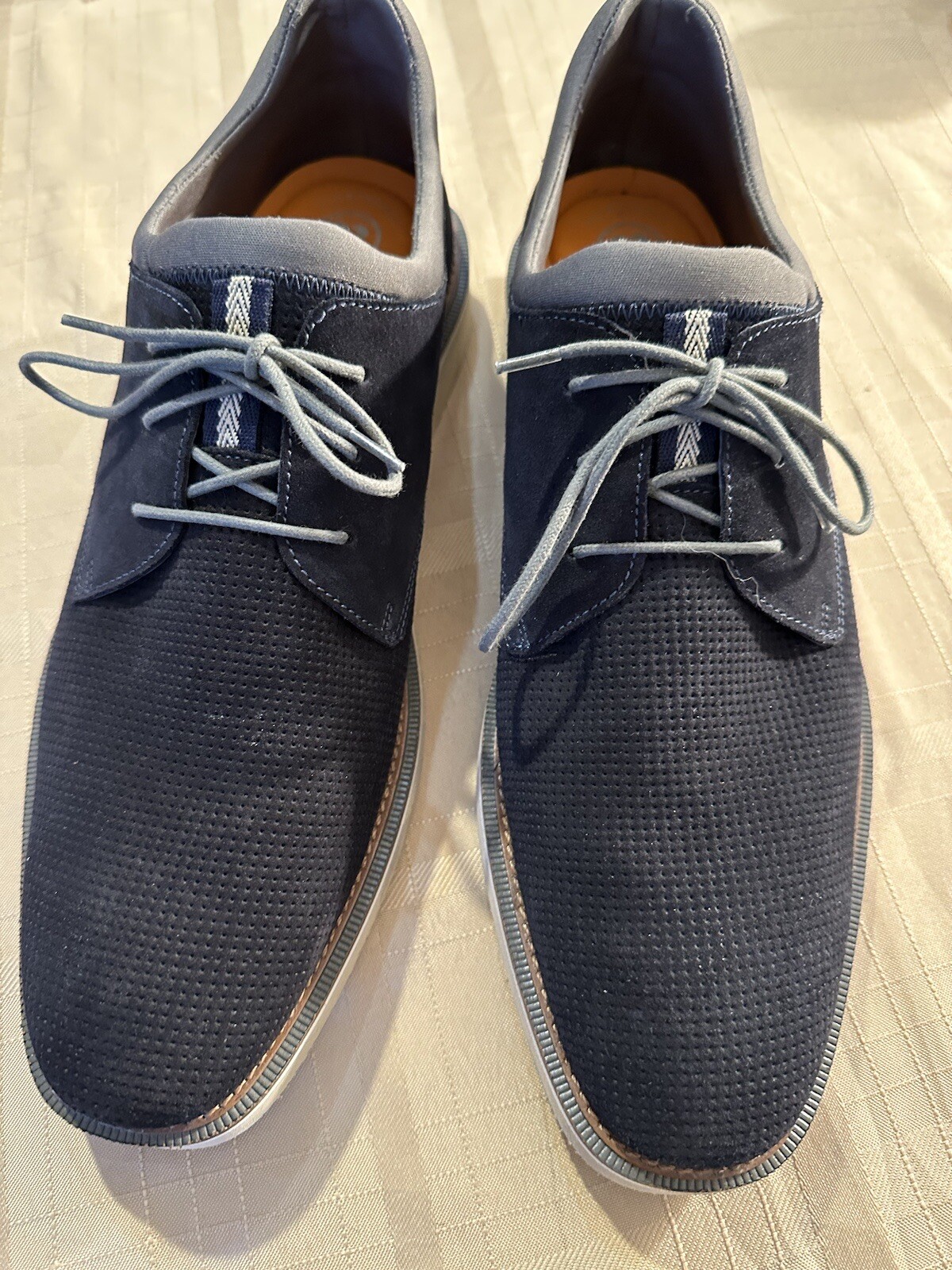 SAOLA Derby con lacci da uomo Thomas & Vine Navy Desmond taglia 13