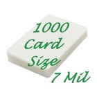 1000 Business Card 7 Mil Laminating Pouches Laminator 2-1/4 x 3-3/4 X-Clear