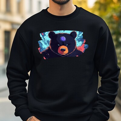 Bär im Anime Sweatshirt Kuschelig und Perfekt für jeden Anlass S bis 4XL