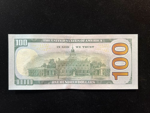 U.S. $100 Dollar Bill, From A New Bundle, 2017A, Fr.#2189-L, Mint, UNC - Picture 3 of 11