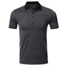 Mens Summer Polo shirt Leisure Quick-Drying Mens Breathable Short Sleeve