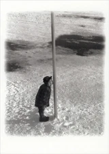 Boy with Tongue Stuck to Pole Funny / Humorous Box of 10 Christmas Cards