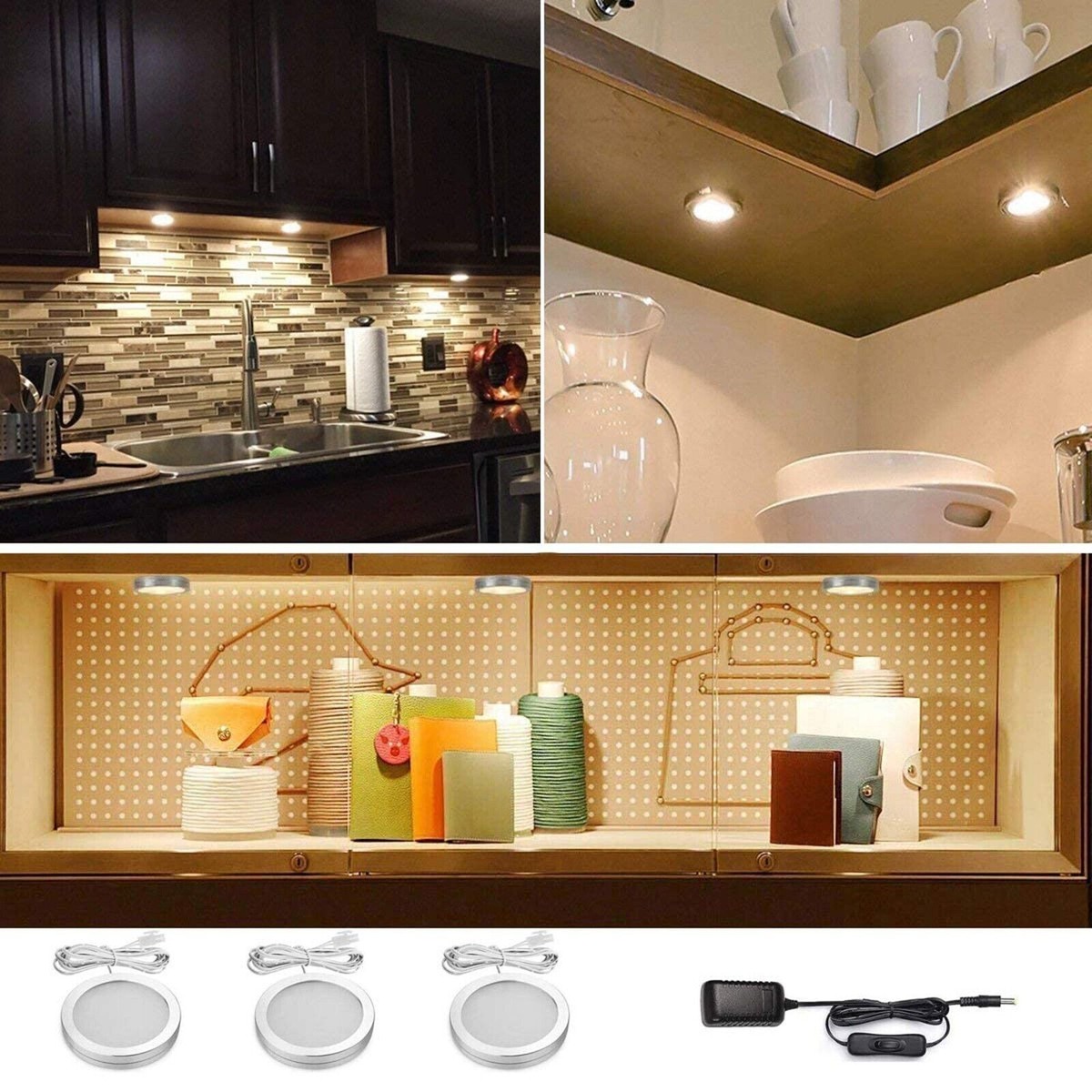 Unterbauleuchte Led Mit Schalter LED Unterbauleuchte RGB – Moderne Vitrinen- Und Regalbeleuchtung Für Küche, Schrank & Wohnzimmer Glaskantenbeleuchtung Led