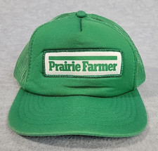 Vintage Prairie Farmer Hat Snapback Mesh Truc...