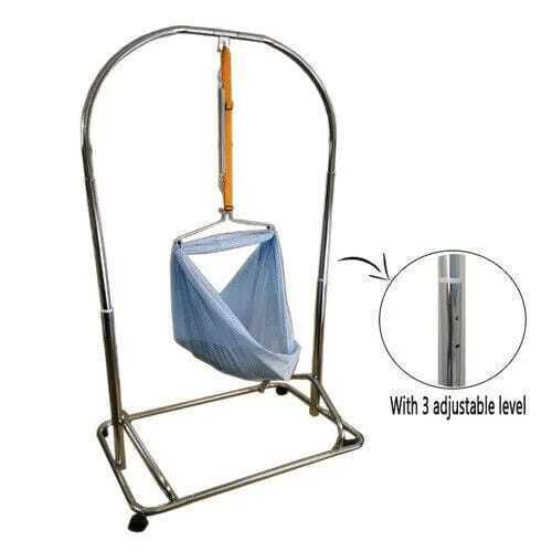 Baby Hammock Cradle Stand Hammock For 6 - 32lbs Baby Infant Full Accessories - Picture 10 of 13
