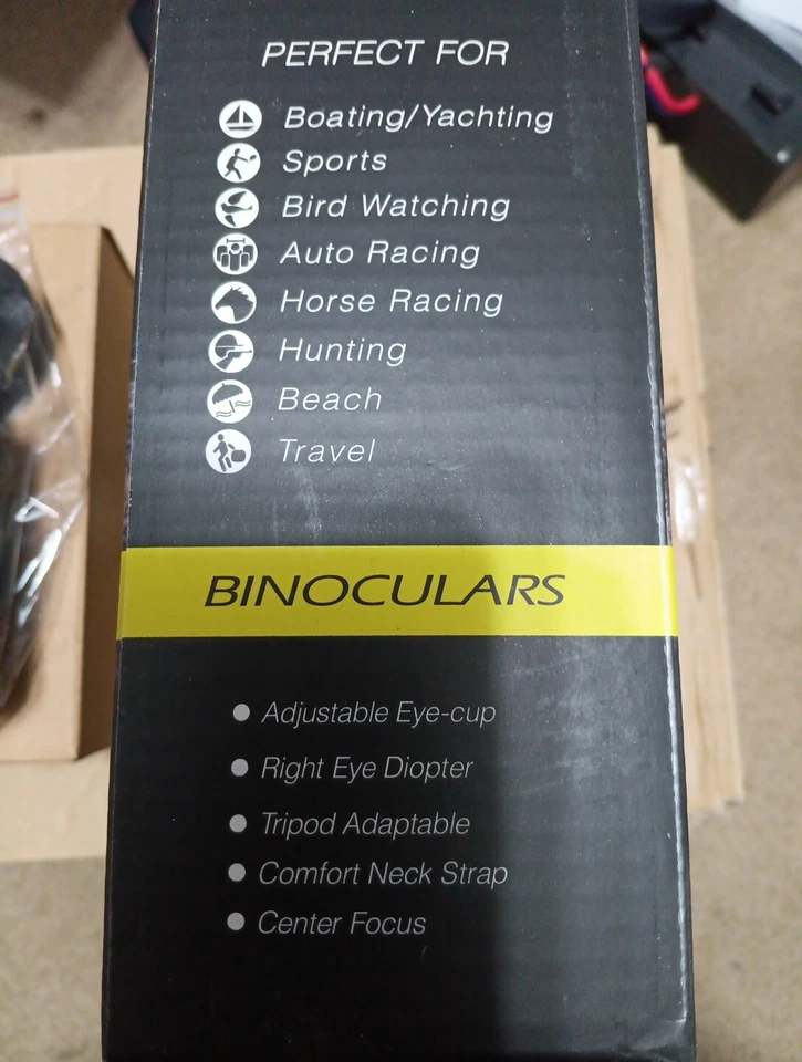 12X42 Hunting Binoculars with Phone Adapter HD Waterproof Fishing Bird Watching - Image 3 of 3