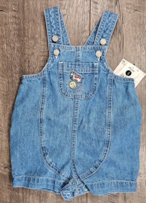 Baby Boy Clothes New Vintage Carter's 6-9 Month Hey Diddle Diddle Shortalls