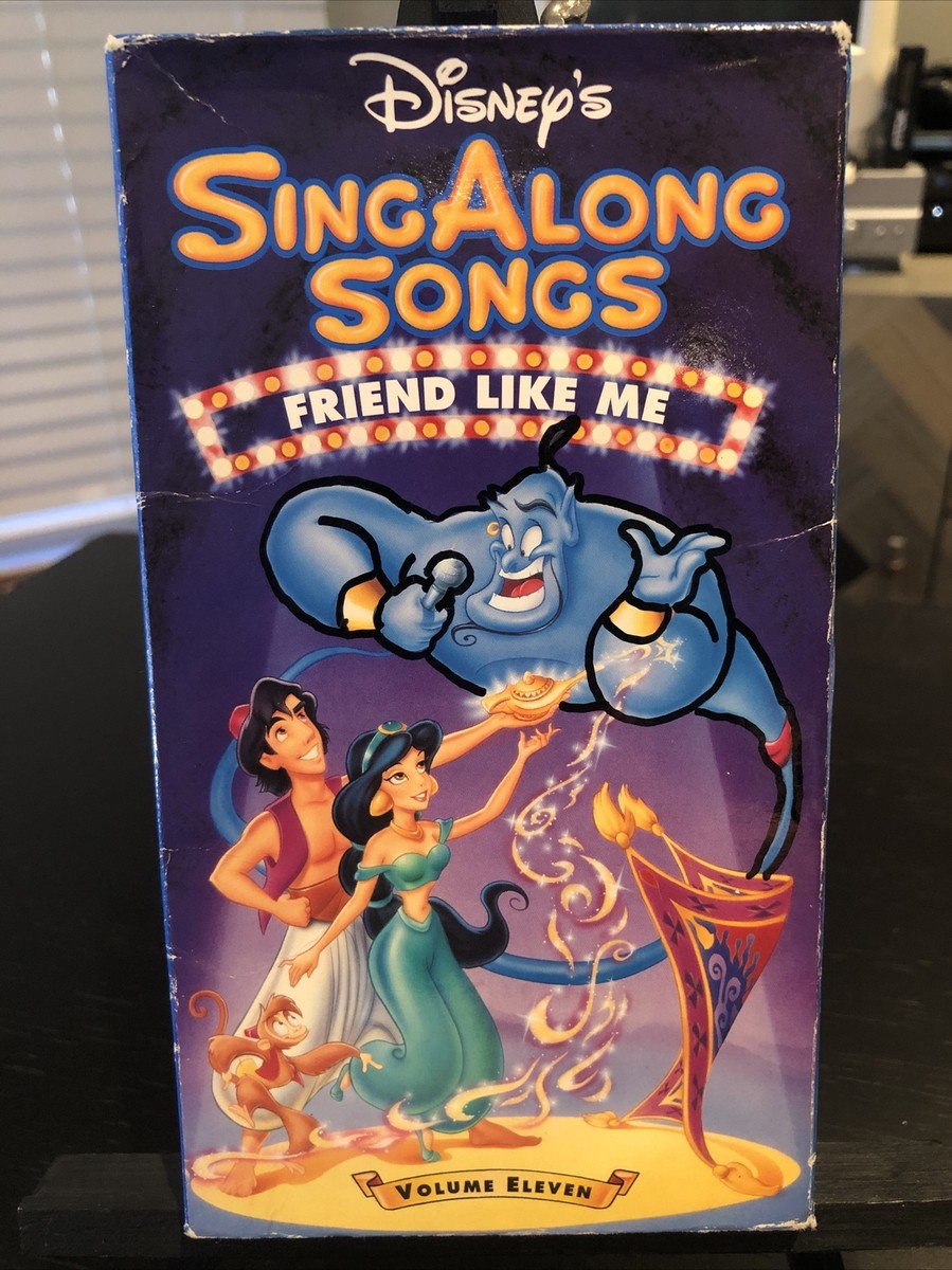 Disneys Sing Along Songs - Aladdin: Friend Like Me (VHS, 1993