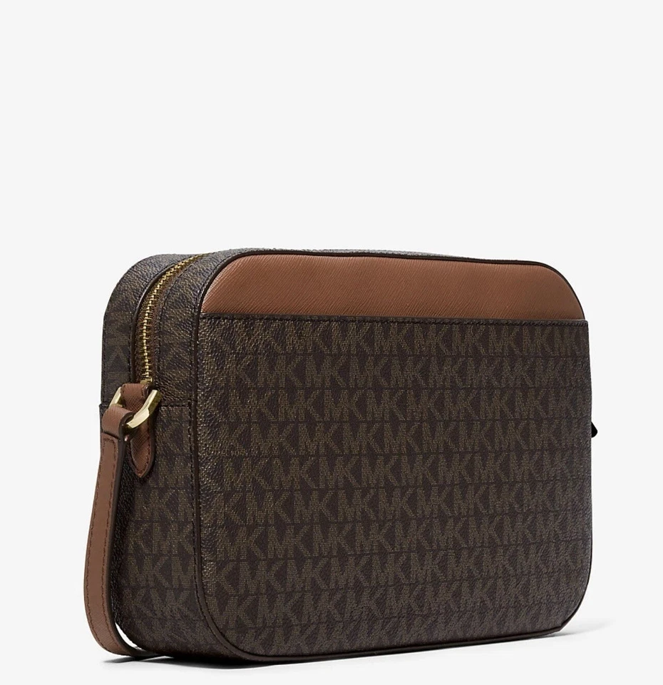 MICHAEL KORS Umhänge Tasche JET SET ITEM LG EW ZP CHAIN XBODY brown - Bild 4 von 4