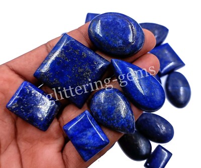 Blue Lapis Lazuli 1000Ct LOT Natural Certified Faceted Mix Cut Loose Gemstone NC