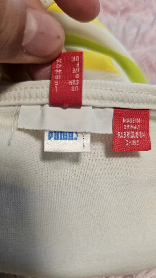 Maiô feminino Puma tamanho GRANDE parte inferior de biquíni MULTICOLORIDO - Imagem 4 de 4