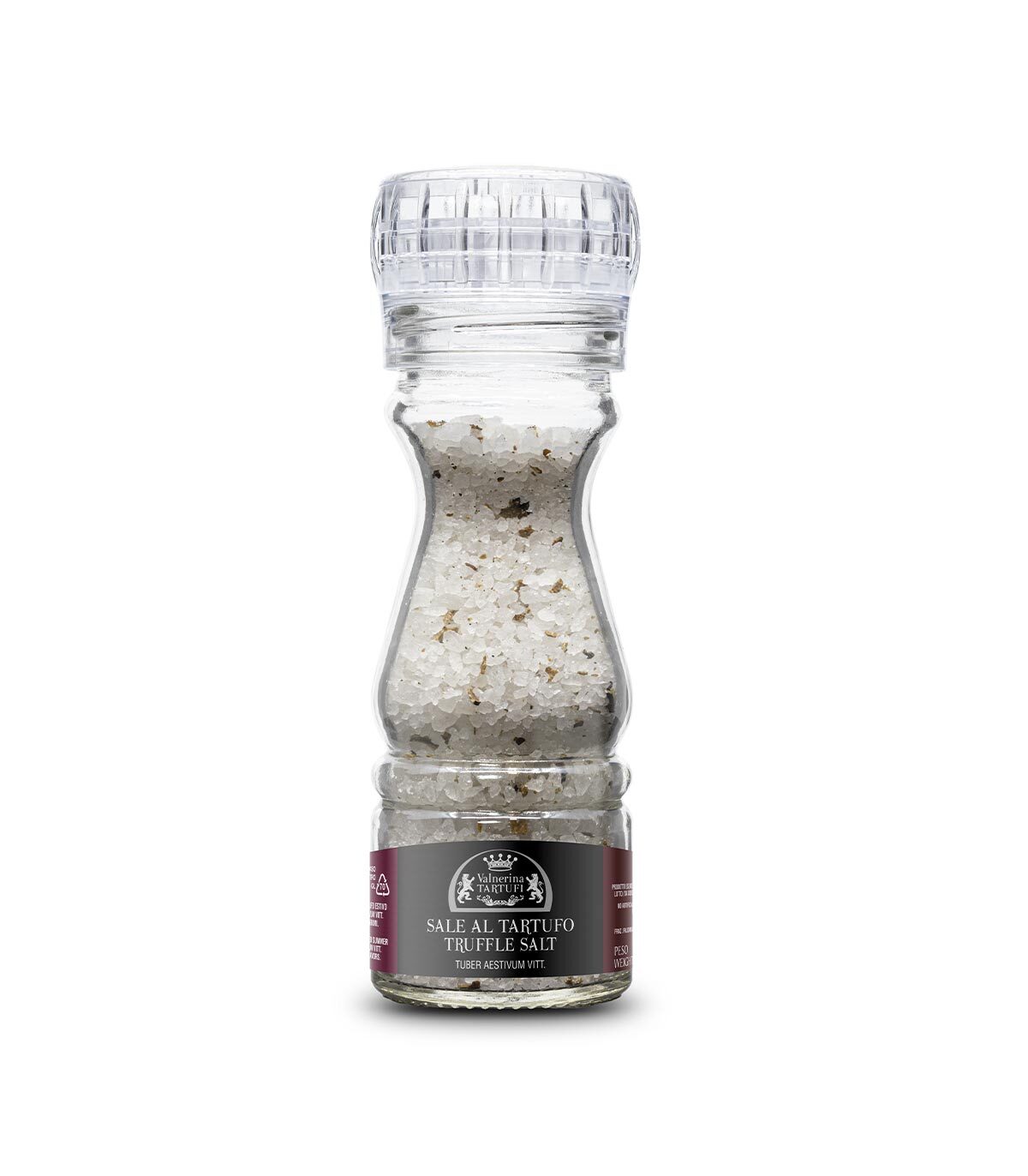 Sale Grosso al Tartufo Nero Estivo Aromatizzato Barattolo con Macinino 100 gr.