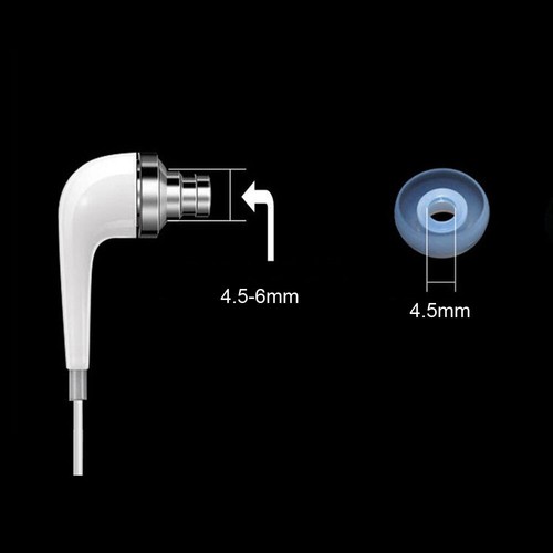Universal Premium Ear Tips Silicone Replacement Earbud Earbuds Cover Accessories - Bild 3 von 16