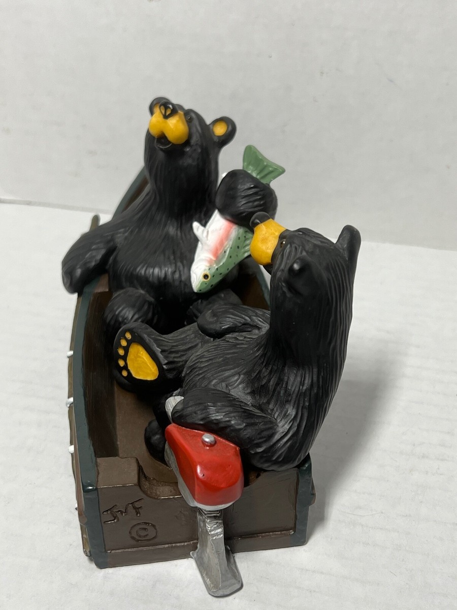 ジェフフレミング　木彫り風　置物　彫刻　熊　ハイキング　BEARFOOTS ジェフフレミング 木彫り風 置物 彫刻 熊 ハイキング BEARFOOTS