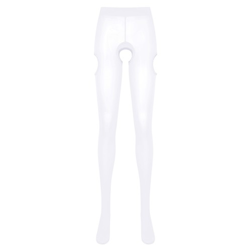 Womens Sexy Glossy Lace Pantyhose Stockings High Waist Stretchy Tights Lingerie - Picture 124 of 176