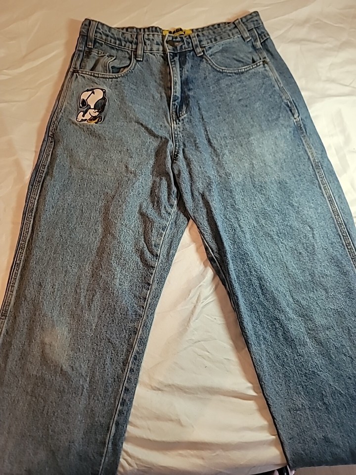 Butter Goods X Snoopy Baggy Jeans Size 30 eBay