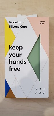 Xou Xou Modular silicon Hülle für iPhone 12 Pro (All Light Green Oliv)