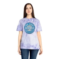 Mr. Zog's Sex Wax Outlaw Surf  Color Blast T-Shirt Blue Logo