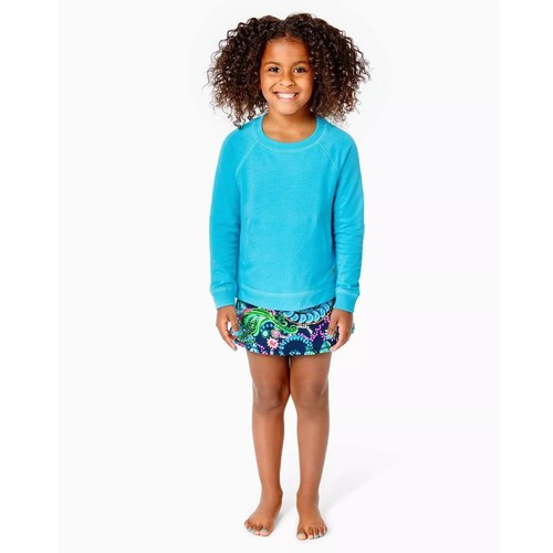 272783 Lilly Pulitzer Girls Luxletic Mini Beach Comber Sweatshirt XL 12-14 Years - Picture 3 of 11