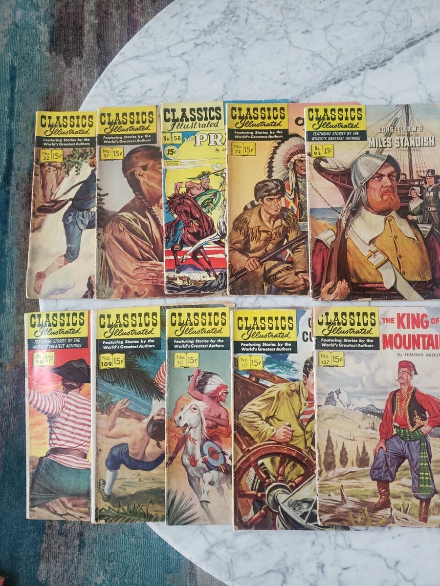 ヴィンテージ洋雑誌 10冊 Vintage Classics Illustrated Lot Of 10 | eBay
