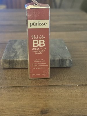 Purlisse BB Stick 2-in-1 Cream Cheek & Lip Color Nude Sugar, NEW IN BOX