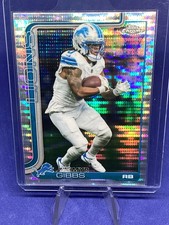 2025 Topps Chrome Football Pulsar Parallel #101 Jahmyr Gibbs Detroit Lions 