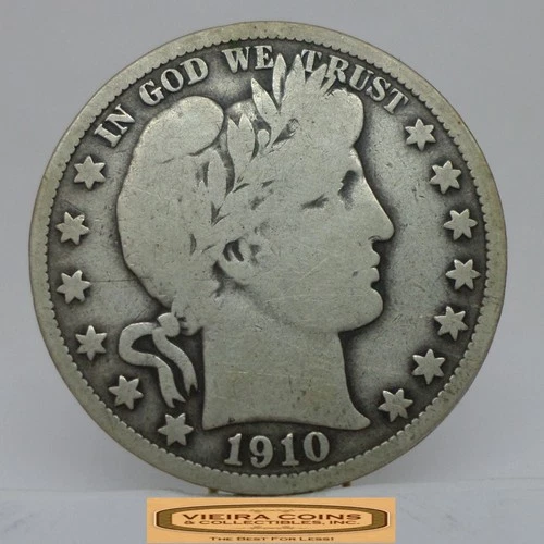 1910 Barber Silver Half Dollar - #C57356NQ