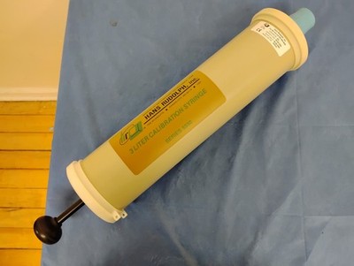 Hans Rudolph 3L Calibration Syringe 955035 Spirometer PFT 3 Liter Pump
