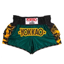 Yokkao Shorts Muay Thai Original Gold (Verde) Taglia L (Edizione Limitata)