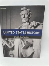 Bob Jones United States History Student ACTIVITIES 11th Grade (5th Edition) NEW