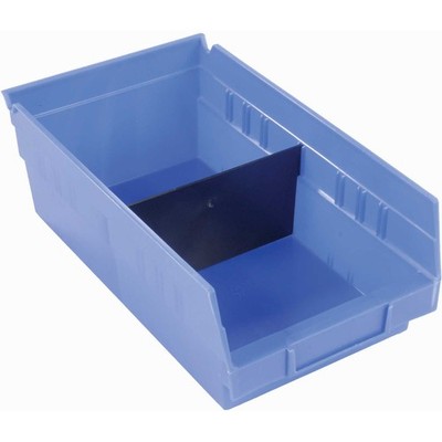 Akro-Mils 40120 Shelf Bin Divider For 4''W x 4''H Shelf Bins Black 24/Pk